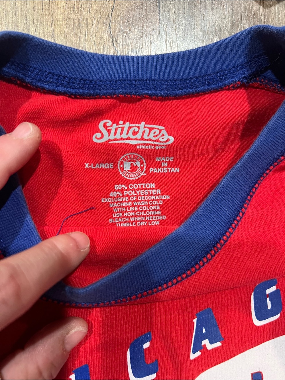 Chicago Cubs Tee Lot - Blue, Red, White, Gray multiple sizes see pics for detail - Picture 6 of 7